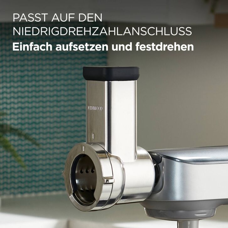 KAX643ME - Trommelraffel mit 5 verschiedenen Einsatztrommeln - Kenwood Original Zubehör