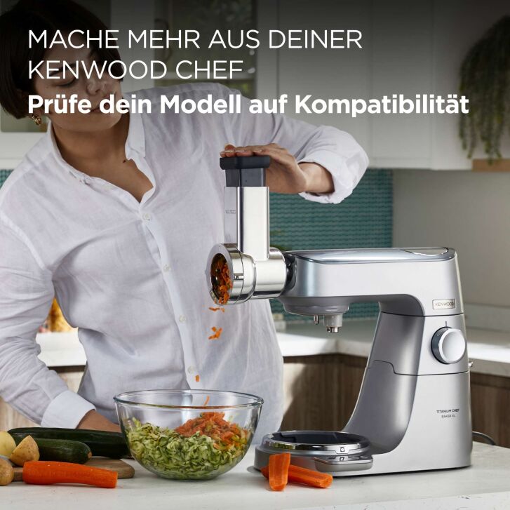 KAX643ME - Trommelraffel mit 5 verschiedenen Einsatztrommeln - Kenwood Original Zubehör
