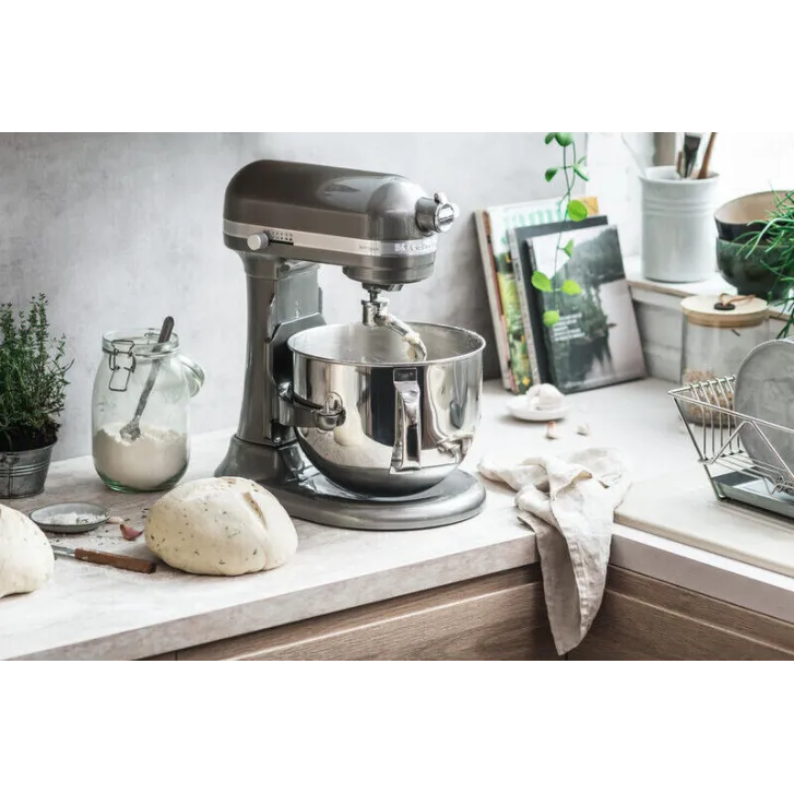 KitchenAid Artisan 6,9 Liter Medaillon Silber