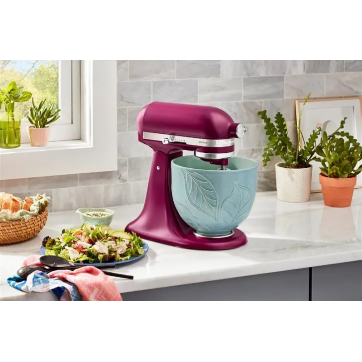KitchenAid Keramikschüssel Spring Leaves für 4,8 und 4,3 Liter Küchenmaschinen