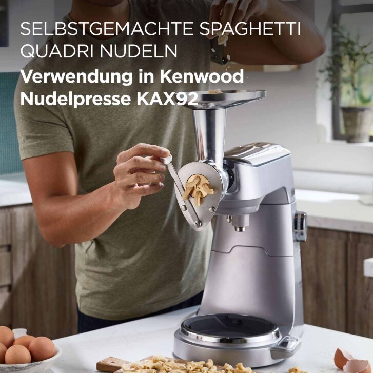 A910006 - Teigwareneinsatz Quadratische Spaghetti für die Kenwood Nudelpresse Pasta Fresca