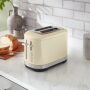 KitchenAid 2-Scheiben Toaster mit manueller Bedienung - 5KMT2109EAC - CREME