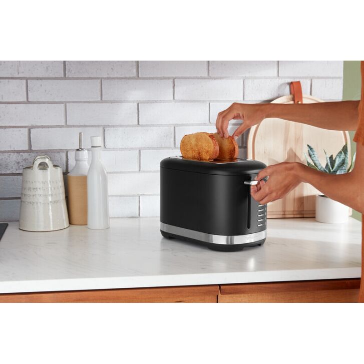 KitchenAid 2-Scheiben Toaster mit manueller Bedienung - 5KMT2109EBM - MATT SCHWARZ