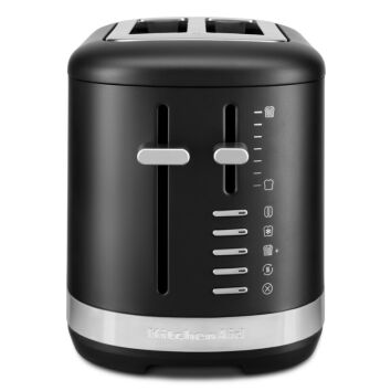 KitchenAid 2-Scheiben Toaster mit manueller Bedienung - 5KMT2109EBM - MATT SCHWARZ