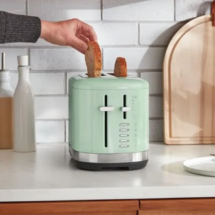 KitchenAid 2-Scheiben Toaster mit manueller Bedienung - 5KMT2109EPT - PISTAZIE