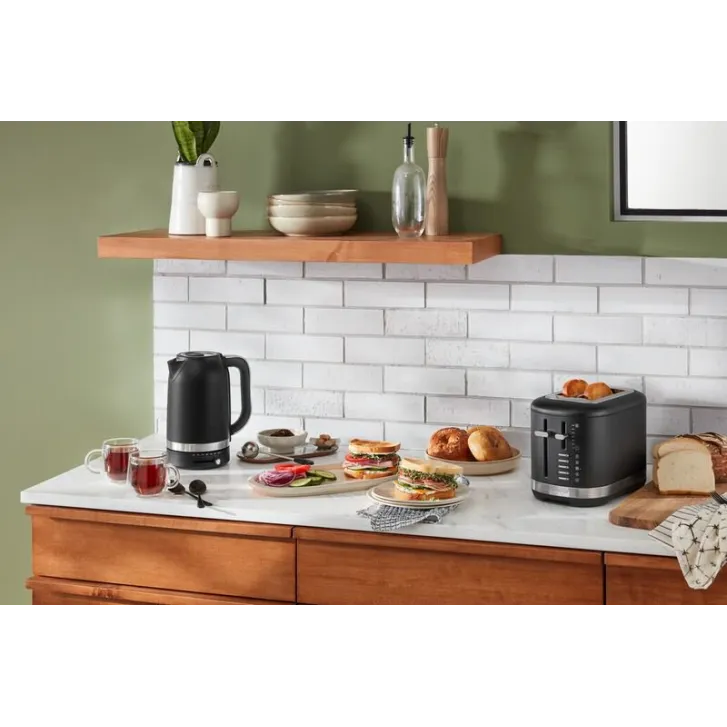 KitchenAid Wasserkocher 1,7 Liter - 5KEK1701 & 2-Schlitz Toaster - 5KMT2109
