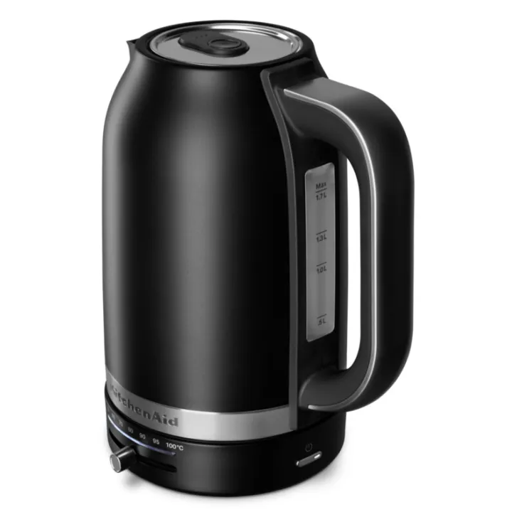 KitchenAid Wasserkocher 1,7 Liter 5KEK1701EBM - MATT SCHWARZ & 2-Schlitz Toaster 5KMT2109EBM - MATT SCHWARZ