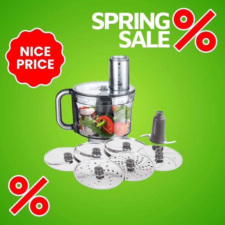 KENWOOD KAH647PL, Multizerkleinerer-Aufsatz + 6 Scheiben, Chef/Chef XL - 2. Wahl