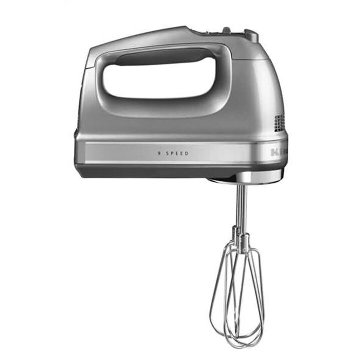 KitchenAid Mixer - Handrührer mit 9 Geschwindigkeitsstufen - CONTUR SILBER - 5KHM9212ECU