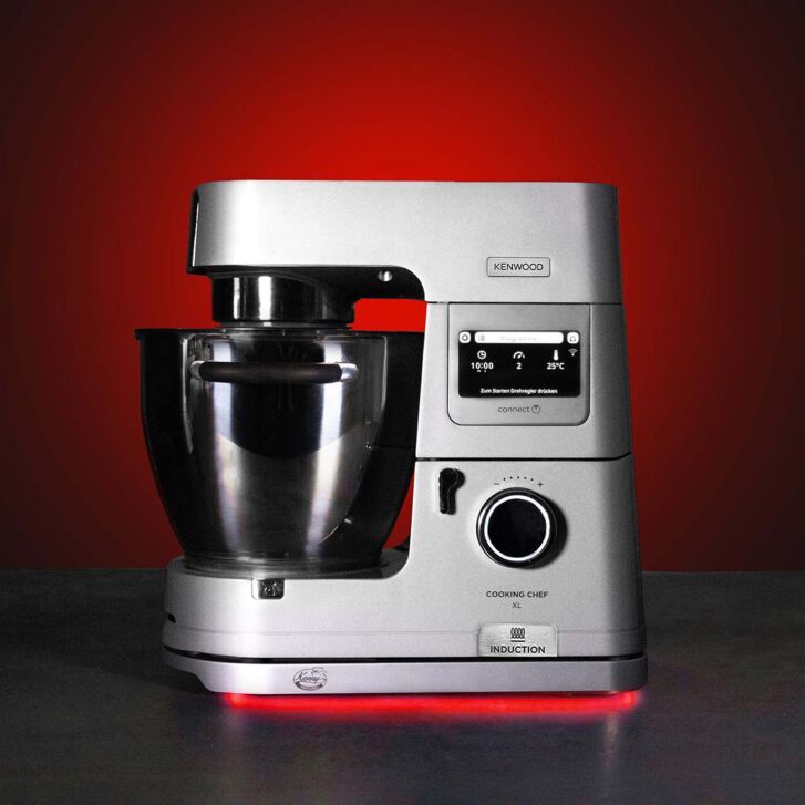 Kenny Professional 3 in 1 Profi-Gleitbrett Raumgleiter inkl. Beleuchtung und Kabelstaufach - Silber
