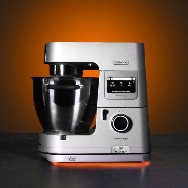 Kenny Professional 3 in 1 Profi-Gleitbrett Raumgleiter inkl. Beleuchtung und Kabelstaufach - Silber