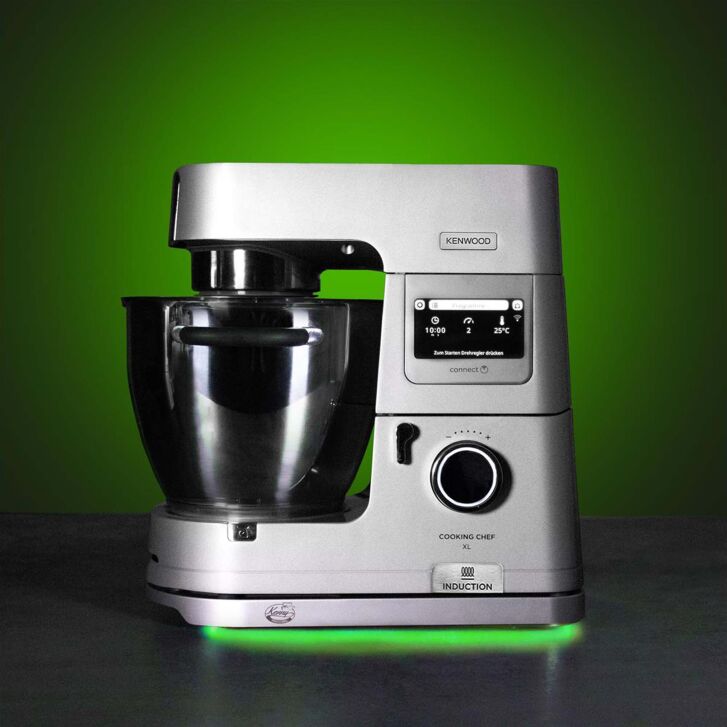 Kenny Professional 3 in 1 Profi-Gleitbrett Raumgleiter inkl. Beleuchtung und Kabelstaufach - Silber