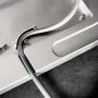Kenny Professional 3 in 1 Profi-Gleitbrett Raumgleiter inkl. Beleuchtung und Kabelstaufach - Silber