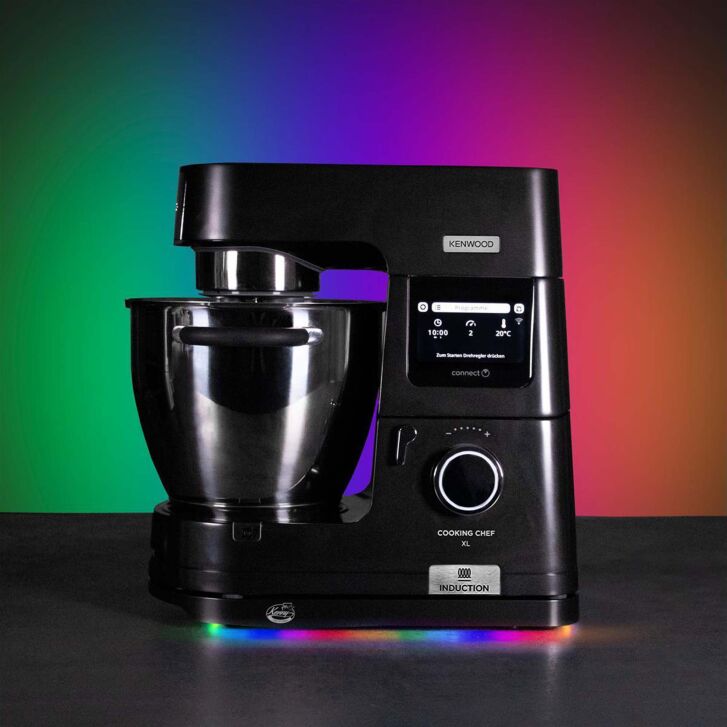 Kenny Professional 3 in 1 Profi-Gleitbrett Raumgleiter inkl. Beleuchtung und Kabelstaufach - Schwarz
