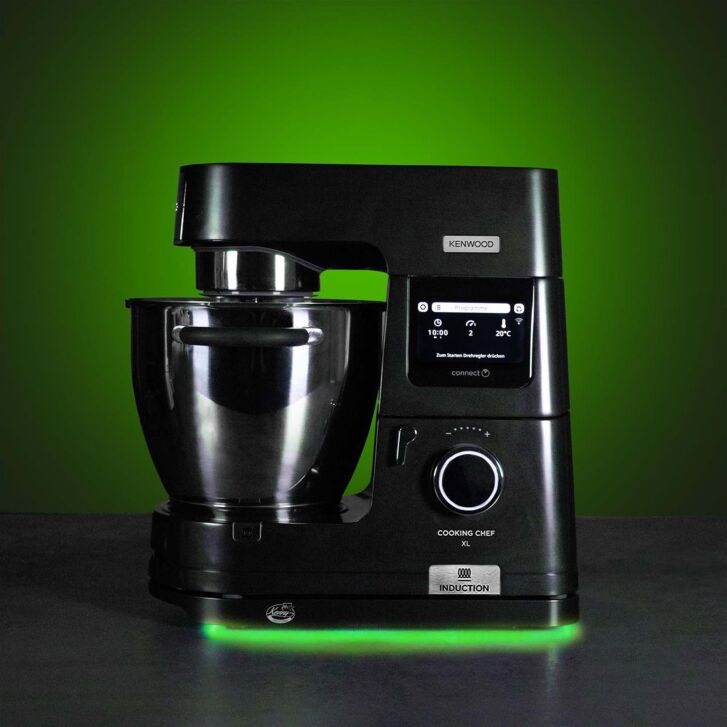 Kenny Professional 3 in 1 Profi-Gleitbrett Raumgleiter inkl. Beleuchtung und Kabelstaufach - Schwarz