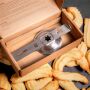 Kitty Professional Profi Edelstahl-Spritzgebäckvorsatz Cookie Größe 8 kompatibel mit KitchenAid Fleischwolf 5KSMMGA