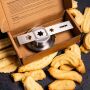 Kenny Professional Profi Edelstahl-Spritzgebäckvorsatz Cookie Größe 8 kompatibel mit Kenwood Fleischwolf KAX950