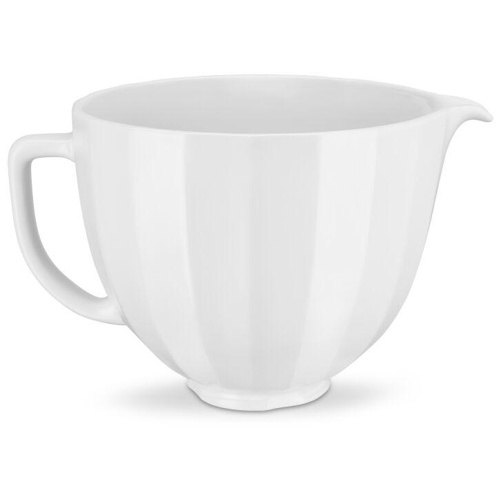 KitchenAid Keramikschüssel "White Shell" für 4,8 und 4,3 Liter Küchenmaschine