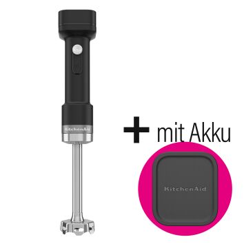 KitchenAid Go Cordless Stabmixer 5KHBRV71BM - Matt...
