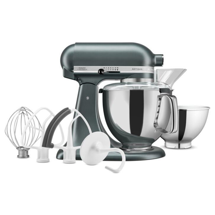 KitchenAid Artisan 4,8 Liter KSM175 Sallys Spar-Set mit Gemüseschneider & Fleischwolf - JUNIPER