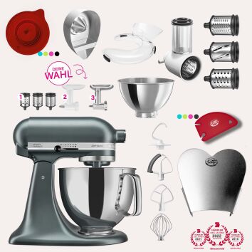 KitchenAid Artisan 4,8 Liter KSM175 Spar-Set mit...