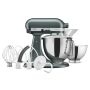 KitchenAid Artisan 4,8 Liter KSM175 Spar-Set mit Sieb mit digitaler Waage, Fleischwolf - JUNIPER