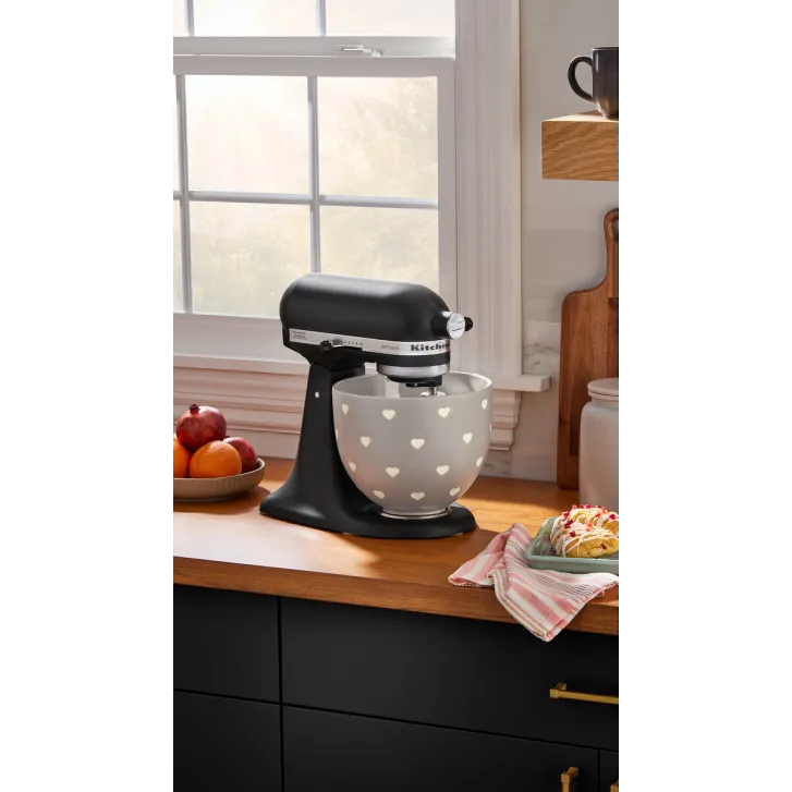 KitchenAid Keramikschüssel "Layered Hearts"  für 4,8 und 4,3 Liter Küchenmaschinen