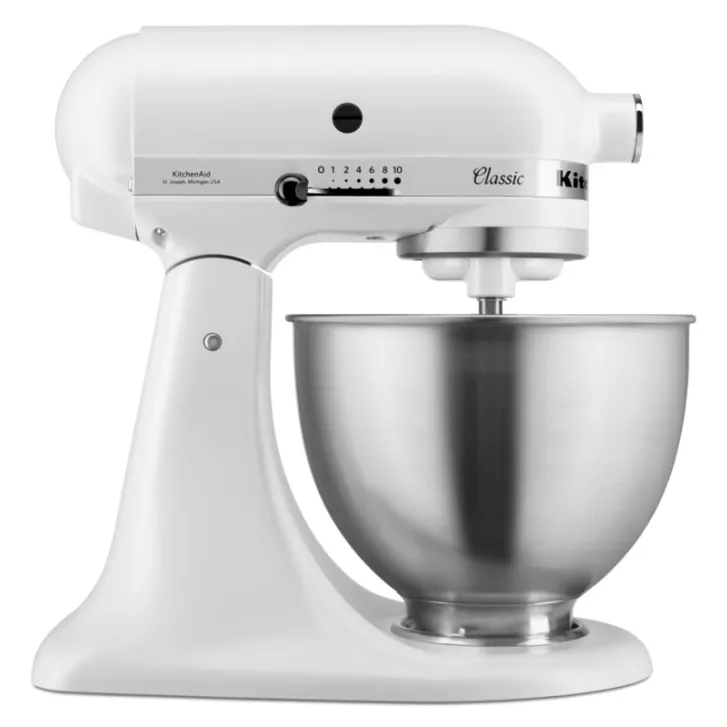 KitchenAid CLASSIC: 4,3 Liter Küchenmaschine - WEISS mit Kitty Professional Upgrade Pack!