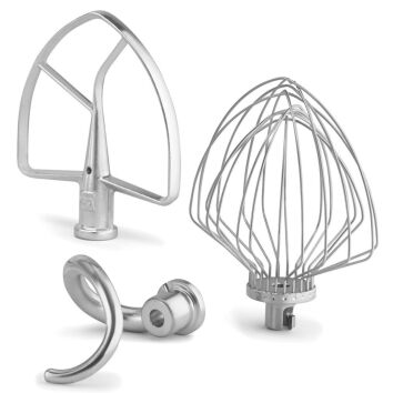 KitchenAid Edelstahlrührer 3er-Set für 5,2 bis...