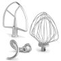 KitchenAid Edelstahlrührer 3er-Set für 5,2 bis 6,9 Liter Küchenmaschinen