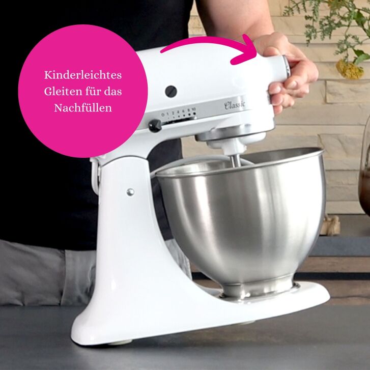 Kitty Professional Profi-Gleitfuß Mover kompatibel mit 4,3 / 4,7  und 4,8 Liter KitchenAid - 2. Wahl