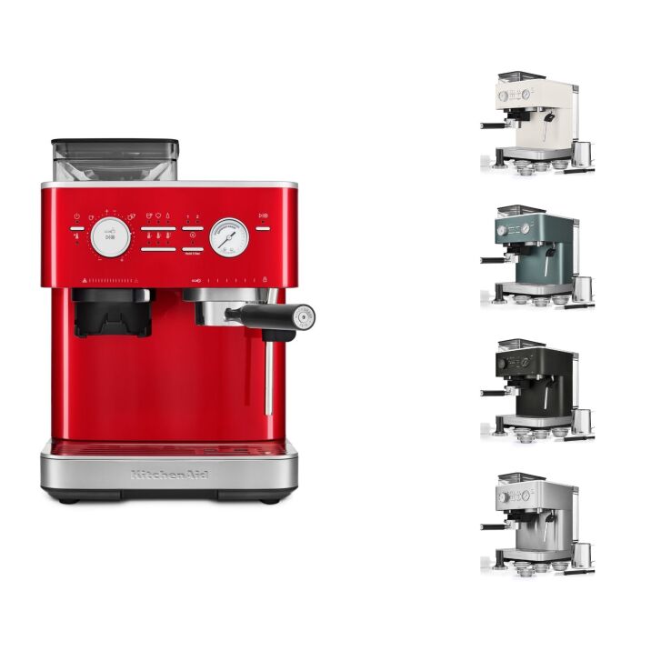 KitchenAid Halbautomatische Espressomaschine 5KES6551ECA - LIEBESAPFEL ROT