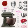 DESIGN EDITION: KitchenAid Artisan 4,7 Liter Spar-Set mit Gemüseschneider & Fleischwolf - EVERGREEN