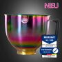 Kitty Professional Profi-Rührschüssel Super Bowl kompatibel mit KitchenAid 4,3 / 4,7  und 4,8 Liter - RAINBOW