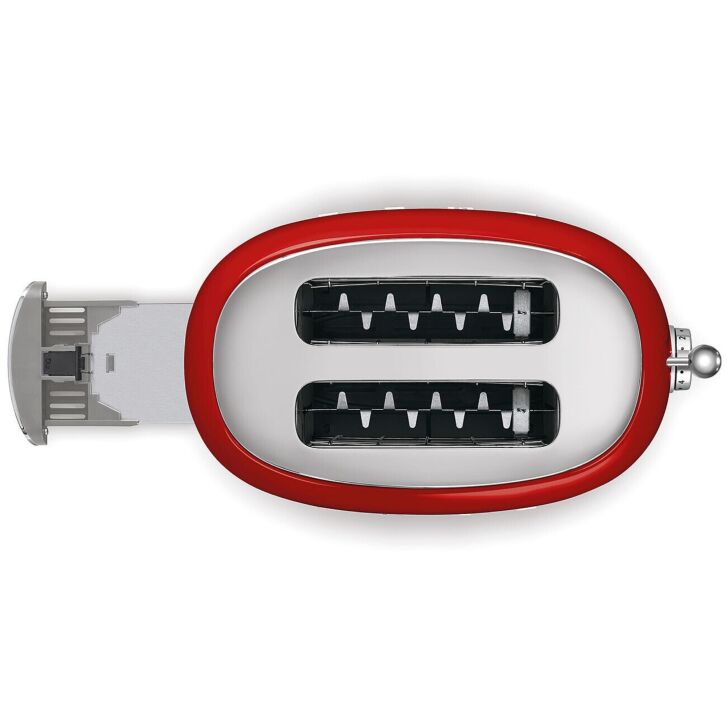 SMEG 2-Schlitz Toaster TSF01RDEU Rot 50s Retro-Style