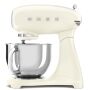 SMEG Küchenmaschine SMF03CREU Super Spar-Set inkl. Fleischwolf und Eisbereiter - Creme 50s Retro-Style
