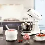 SMEG Küchenmaschine SMF03RDEU Super Spar-Set inkl. Fleischwolf und Eisbereiter - Rot 50s Retro-Style