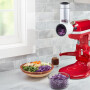 KitchenAid 4,8 Liter KSM195 Sallys Spar-Set mit Gemüseschneider & Fleischwolf - YELLOW BUTTER