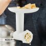 KitchenAid 4,7 Liter KSM195 Sallys Spar-Set mit Sieb mit digitaler Waage & Fleischwolf - YELLOW BUTTER
