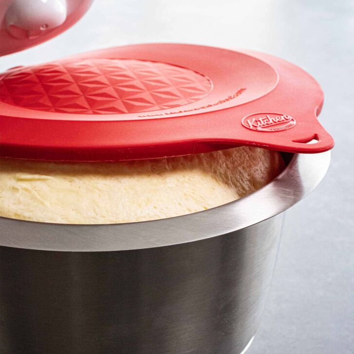 Kitchen Professionals Profi-Frischhaltedeckel Überzieher kompatibel mit der Bosch MUM5 Edelstahl-Rührschüssel