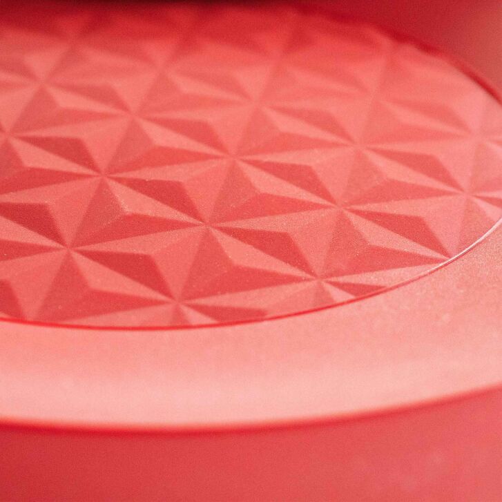 Kitchen Professionals Profi-Frischhaltedeckel Überzieher kompatibel mit der Bosch MUM5 Edelstahl-Rührschüssel - RUBINROT