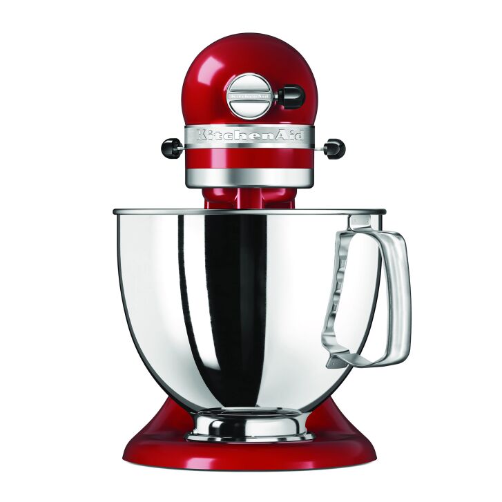 KitchenAid Profi Power-Set: KitchenAid Artisan Küchenmaschine 4,8 L - EMPIRE ROT -  inkl. Profi-Spritzschutz Zuhälter und Profi-Edelstahl-Rührelemente Teigpeitsche, Schaumschläger & Tornado