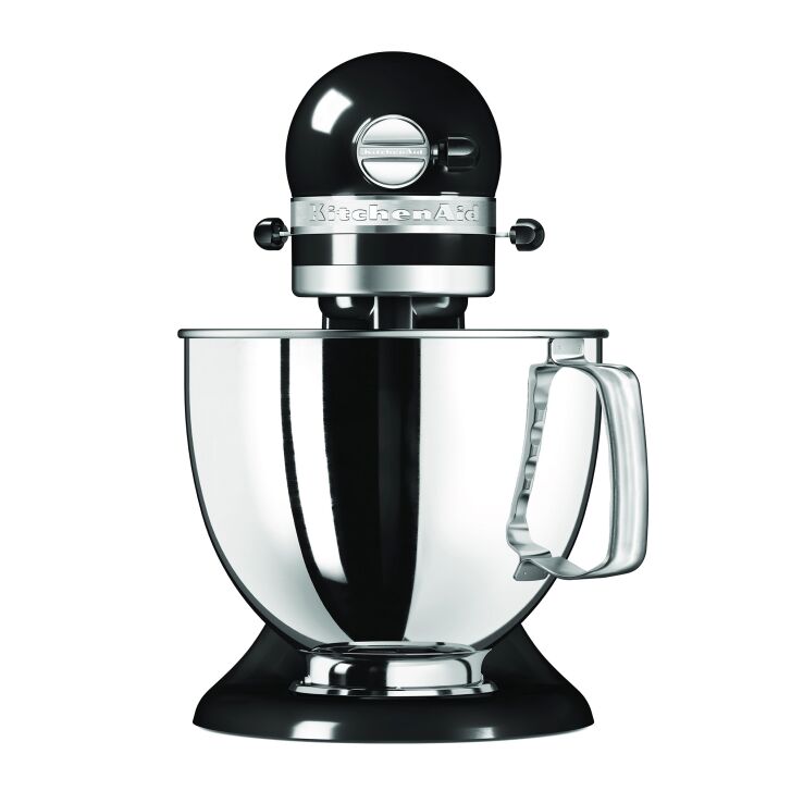 KitchenAid Profi Power-Set: KitchenAid Artisan Küchenmaschine 4,8 L - ONYX-SCHWARZ -  inkl. Profi-Spritzschutz Zuhälter und Profi-Edelstahl-Rührelemente Teigpeitsche, Schaumschläger & Tornado
