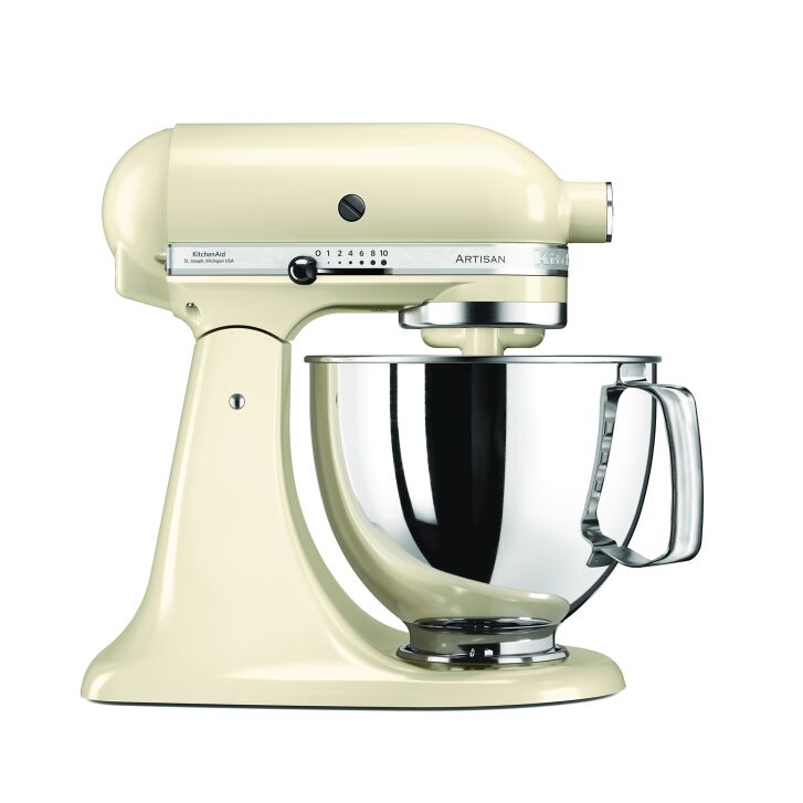 KitchenAid Profi Power-Set: KitchenAid Artisan Küchenmaschine 4,8 L - CREME -  inkl. Profi-Spritzschutz Zuhälter und Profi-Edelstahl-Rührelemente Teigpeitsche, Schaumschläger & Tornado