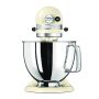 KitchenAid Profi Power-Set: KitchenAid Artisan Küchenmaschine 4,8 L - CREME -  inkl. Profi-Spritzschutz Zuhälter und Profi-Edelstahl-Rührelemente Teigpeitsche, Schaumschläger & Tornado