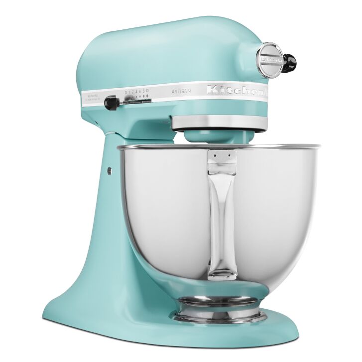 KitchenAid Profi Power-Set: KitchenAid Artisan Küchenmaschine 4,8 L - MINERAL WATER -  inkl. Profi-Spritzschutz Zuhälter und Profi-Edelstahl-Rührelemente Teigpeitsche, Schaumschläger & Tornado