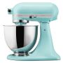 KitchenAid Profi Power-Set: KitchenAid Artisan Küchenmaschine 4,8 L - MINERAL WATER -  inkl. Profi-Spritzschutz Zuhälter und Profi-Edelstahl-Rührelemente Teigpeitsche, Schaumschläger & Tornado