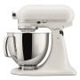 KitchenAid Profi Power Set: KitchenAid Artisan Küchenmaschine 4,8 L - PORCELAIN WHITE -  inkl. Profi-Spritzschutz Zuhälter und Profi-Edelstahl-Rührelemente Teigpeitsche, Schaumschläger & Tornado