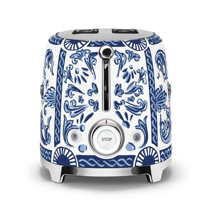 SMEG 2-Schlitz Toaster TSF01DGBEU Dolce&Gabbana Blu Mediterraneo