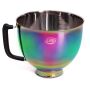 Kitty Professional Profi-Rührschüssel Super Bowl kompatibel mit KitchenAid 4,3 / 4,7  und 4,8 Liter – RAINBOW - 2. Wahl